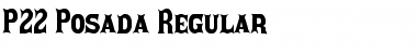 Download P22 Posada Regular Font Download P22 Posada Regular Font