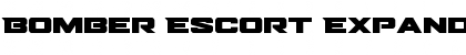 Download Bomber Escort Expanded Font Download Bomber Escort Expanded Font