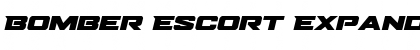 Download Bomber Escort Expanded Italic Font Download Bomber Escort Expanded Italic Font