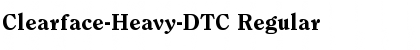 Download Clearface-Heavy-DTC Font Download Clearface-Heavy-DTC Font