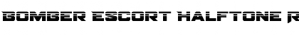 Download Bomber Escort Halftone Font Download Bomber Escort Halftone Font