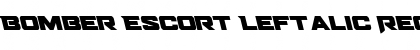 Download Bomber Escort Leftalic Font Download Bomber Escort Leftalic Font