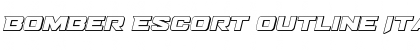 Download Bomber Escort Outline Italic Font Download Bomber Escort Outline Italic Font