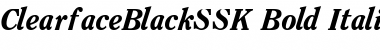 Download ClearfaceBlackSSK Font Download ClearfaceBlackSSK Font