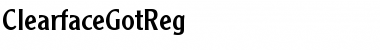 Download ClearfaceGotReg Font Download ClearfaceGotReg Font