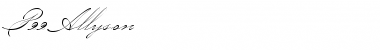 Download P22Allyson Font Download P22Allyson Font