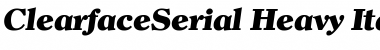 Download ClearfaceSerial-Heavy Font Download ClearfaceSerial-Heavy Font
