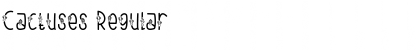 Download Cactuses Font Download Cactuses Font