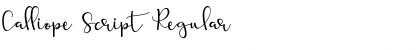 Download Calliope Script Font Download Calliope Script Font