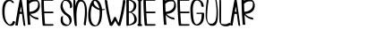 Download CARE SNOWBIE Font Download CARE SNOWBIE Font