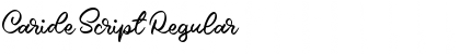 Download Caride Script Font Download Caride Script Font