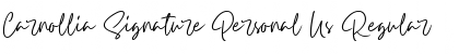 Download Carnollia Signature Personal Us Font Download Carnollia Signature Personal Us Font