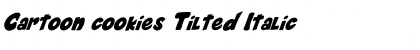 Download Cartoon cookies Tilted Font Download Cartoon cookies Tilted Font