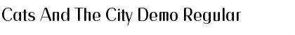 Download Cats And The City Demo Font Download Cats And The City Demo Font