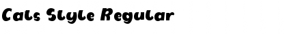 Download Cats Style Font Download Cats Style Font