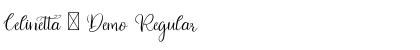 Download Celinetta - Demo Font Download Celinetta - Demo Font