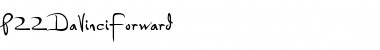 Download P22DaVinciForward Font Download P22DaVinciForward Font