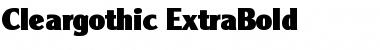 Download Cleargothic-ExtraBold Font Download Cleargothic-ExtraBold Font