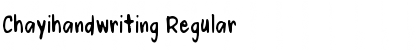 Download Chayihandwriting Font Download Chayihandwriting Font