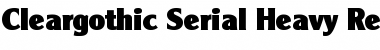 Download Cleargothic-Serial-Heavy Font Download Cleargothic-Serial-Heavy Font
