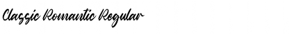 Download Classic Romantic Font Download Classic Romantic Font