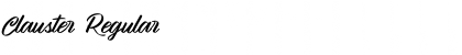 Download Clauster Font Download Clauster Font
