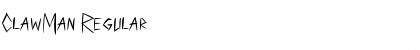 Download ClawMan Font Download ClawMan Font