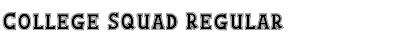 Download College Squad Font Download College Squad Font