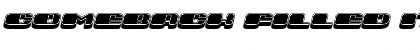 Download Comeback Filled Font Download Comeback Filled Font