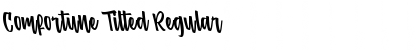 Download Comfortune Tilted Font Download Comfortune Tilted Font