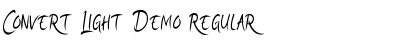 Download Convert Light Demo Font Download Convert Light Demo Font