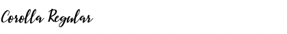 Download Corolla Font Download Corolla Font