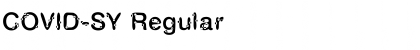 Download COVID-SY Font Download COVID-SY Font
