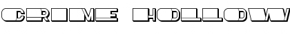Download Crime Hollow Font Download Crime Hollow Font