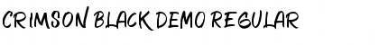 Download Crimson Black DEMO Font Download Crimson Black DEMO Font