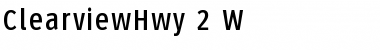 Download ClearviewHwy-2-W Font Download ClearviewHwy-2-W Font