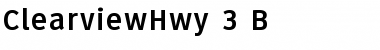 Download ClearviewHwy-3-B Font Download ClearviewHwy-3-B Font