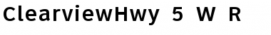 Download ClearviewHwy-5-W-R Font Download ClearviewHwy-5-W-R Font