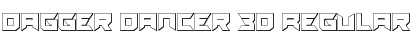 Download Dagger Dancer 3D Font Download Dagger Dancer 3D Font
