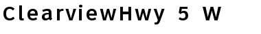 Download ClearviewHwy-5-W Font Download ClearviewHwy-5-W Font