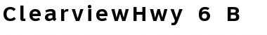 Download ClearviewHwy-6-B Font Download ClearviewHwy-6-B Font