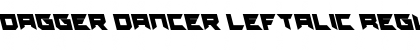Download Dagger Dancer Leftalic Font Download Dagger Dancer Leftalic Font