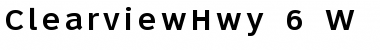 Download ClearviewHwy-6-W Font Download ClearviewHwy-6-W Font