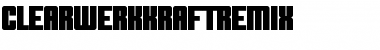 Download Clearwerkkraftremix Font Download Clearwerkkraftremix Font