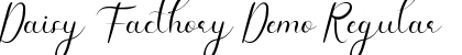 Download Daisy Facthory Demo Font Download Daisy Facthory Demo Font