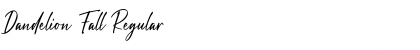 Download Dandelion Fall Font Download Dandelion Fall Font