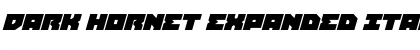 Download Dark Hornet Expanded Italic Font Download Dark Hornet Expanded Italic Font