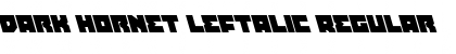 Download Dark Hornet Leftalic Font Download Dark Hornet Leftalic Font