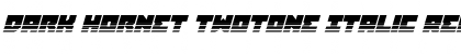 Download Dark Hornet Twotone Italic Font Download Dark Hornet Twotone Italic Font