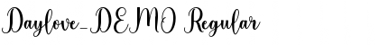 Download Daylove_DEMO Font Download Daylove_DEMO Font